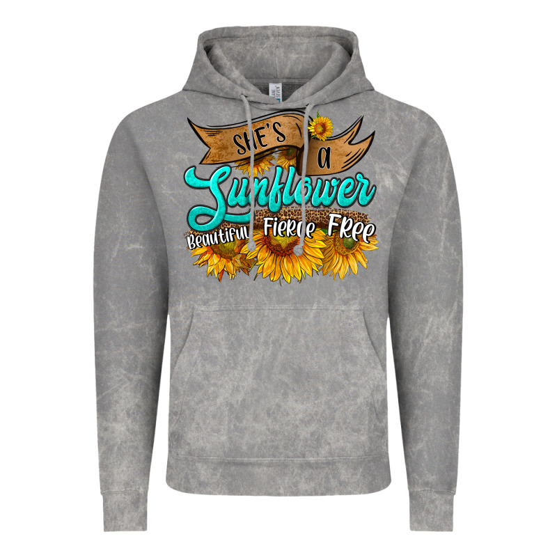 She's A Sunflower Beautiful Fierce Free Vintage Hoodie by HRA Design Shop | Teevron