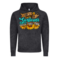 Vintage Black she's a sunflower beautiful fierce free Vintage Hoodie - HRA Design Shop