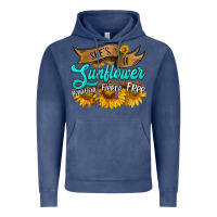 Vintage Denim she's a sunflower beautiful fierce free Vintage Hoodie - HRA Design Shop