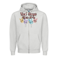 Dove Grey god says you are easter Zipper Hoodie - MaliasSmallBusiness