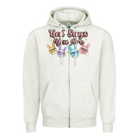 Oatmeal Heather god says you are easter Zipper Hoodie - MaliasSmallBusiness