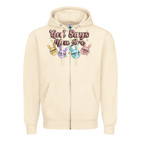 Sandshell god says you are easter Zipper Hoodie - MaliasSmallBusiness