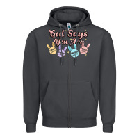 Smoke god says you are easter Zipper Hoodie - MaliasSmallBusiness