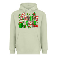 Matcha Candy Cane Crew Heavyweight Hoodie - MaliasSmallBusiness