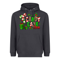 Smoke Candy Cane Crew Heavyweight Hoodie - MaliasSmallBusiness