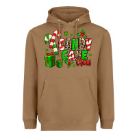 Toasted Coconut Candy Cane Crew Heavyweight Hoodie - MaliasSmallBusiness