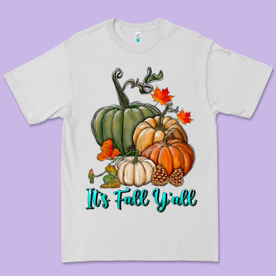 Premium Tee Happy Fall Y'all Pumpkins