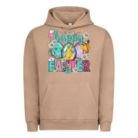 Pigment Burro Happy Easter Egg Nurse Urban Hoodie - HowdyJamesFarm