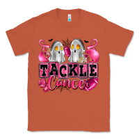 Copper tackle cancer with ghosts playing football Classic Tee - LillyAllenDesigns