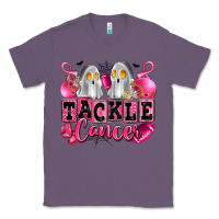 Lavender tackle cancer with ghosts playing football Classic Tee - LillyAllenDesigns