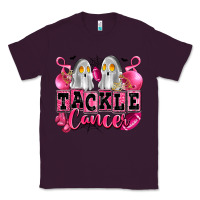 Plum tackle cancer with ghosts playing football Classic Tee - LillyAllenDesigns