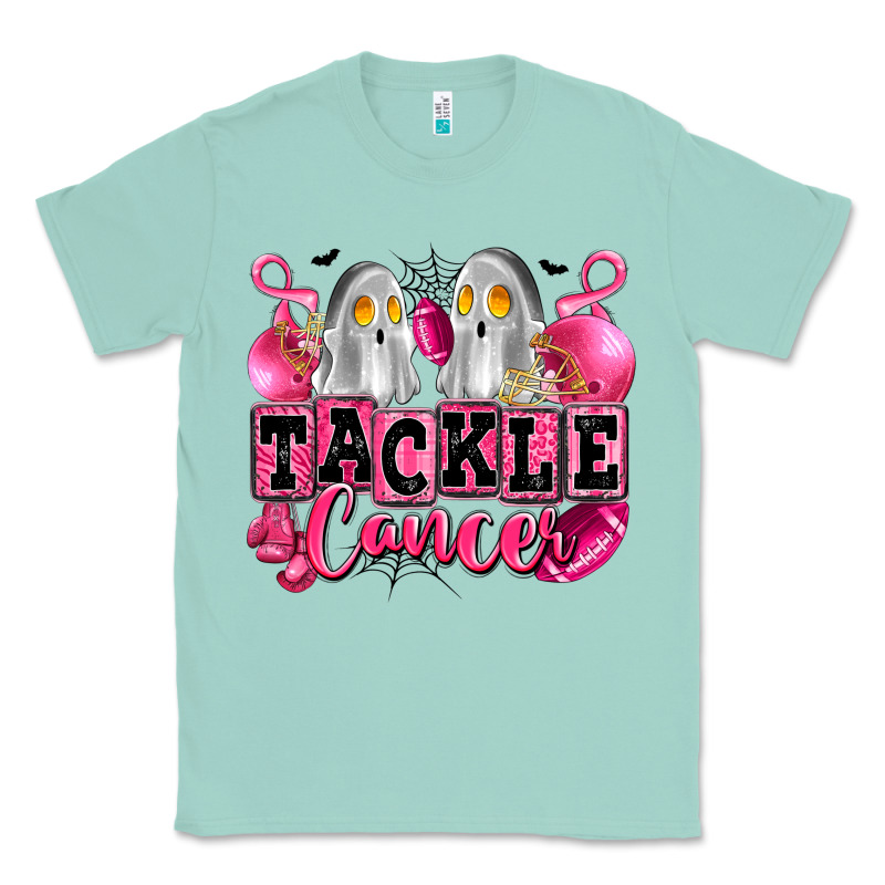 Tackle Cancer With Ghosts Playing Football Classic Tee by LillyAllenDesigns | Teevron