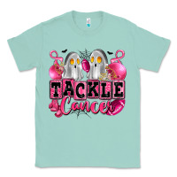 Seafoam tackle cancer with ghosts playing football Classic Tee - LillyAllenDesigns