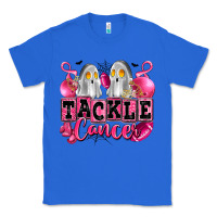 True Royal tackle cancer with ghosts playing football Classic Tee - LillyAllenDesigns
