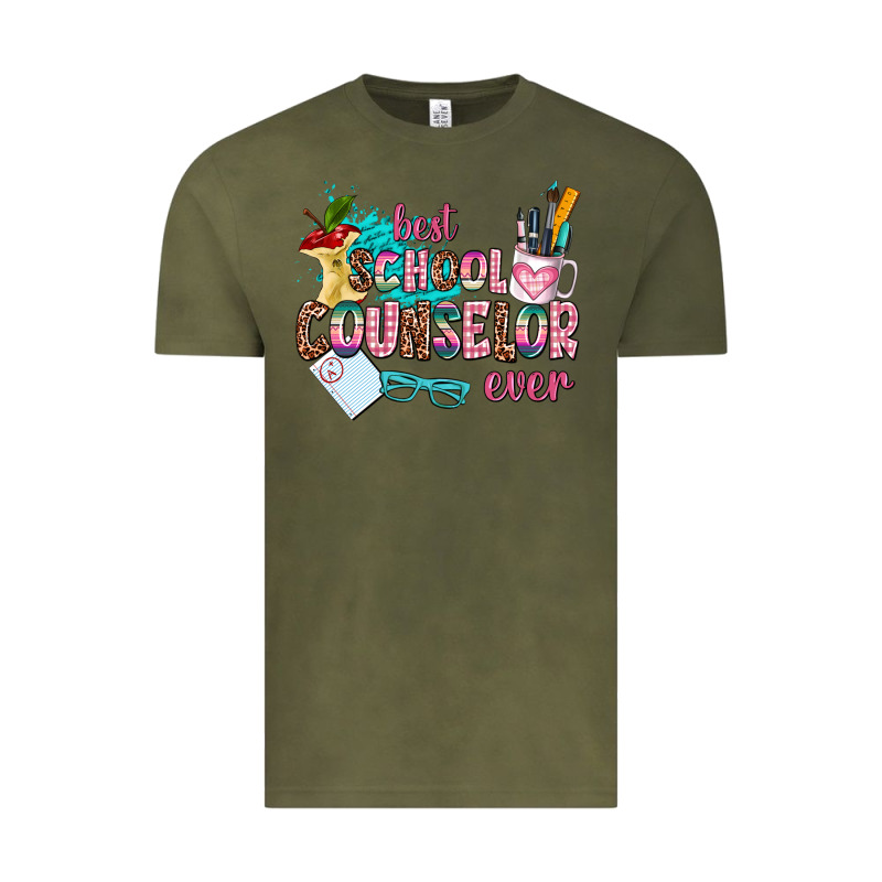 Best School Counselor Ever Vintage Tee by AdoDesignShop | Teevron