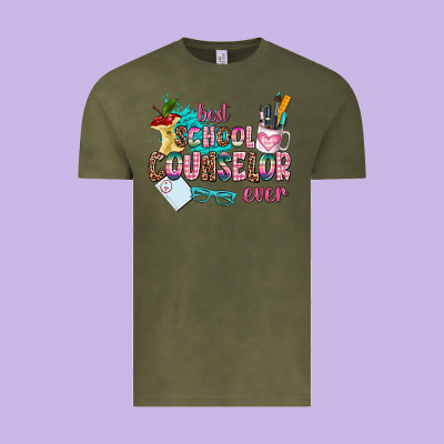 Best School Counselor Ever Vintage Tee Designed By Adodesignshop