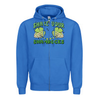 True Royal shake your shamrocks Zipper Hoodie - MaliasSmallBusiness