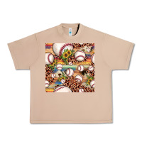 Burro baseball leopard cowhide sunflower seamless pattern Urban Heavy Tee - JahusDesignShop