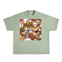 Oil Green baseball leopard cowhide sunflower seamless pattern Urban Heavy Tee - JahusDesignShop