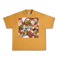 Peanut Butter baseball leopard cowhide sunflower seamless pattern Urban Heavy Tee - JahusDesignShop