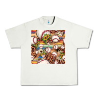 Pistachio baseball leopard cowhide sunflower seamless pattern Urban Heavy Tee - JahusDesignShop