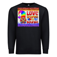 Black LGBTQ+ Love Gnomes No Bounds Tumbler Premium Sweatshirt - BundleAndBundleShop