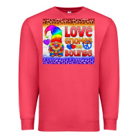 Cardinal LGBTQ+ Love Gnomes No Bounds Tumbler Premium Sweatshirt - BundleAndBundleShop