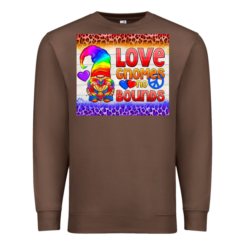 Lgbtq+ Love Gnomes No Bounds Tumbler Premium Sweatshirt by BundleAndBundleShop | Teevron