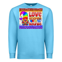 Ocean Blue LGBTQ+ Love Gnomes No Bounds Tumbler Premium Sweatshirt - BundleAndBundleShop