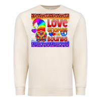 Sandshell LGBTQ+ Love Gnomes No Bounds Tumbler Premium Sweatshirt - BundleAndBundleShop