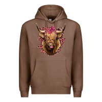 Chestnut Highland cow Premium Hoodie - Bettercallsaul