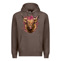 Coffee Highland cow Premium Hoodie - Bettercallsaul