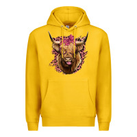 Lemon Highland cow Premium Hoodie - Bettercallsaul