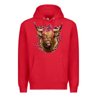 Red Highland cow Premium Hoodie - Bettercallsaul