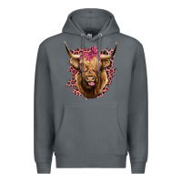 Rock Highland cow Premium Hoodie - Bettercallsaul