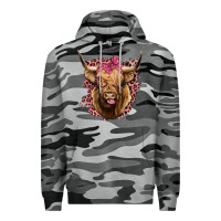 Slate Camo Highland cow Premium Hoodie - Bettercallsaul
