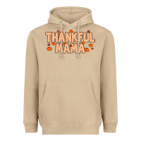 Mushroom Thankful Mama Heavyweight Hoodie - MaliasSmallBusiness