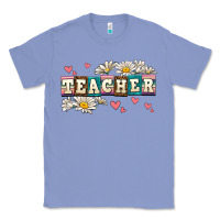 Colony Blue daisy teacher Classic Tee - AdoDesignShop