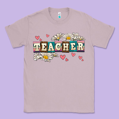 Daisy Teacher Classic Tee Designed By Adodesignshop