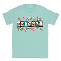 Seafoam daisy teacher Classic Tee - AdoDesignShop