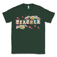 Sports Green daisy teacher Classic Tee - AdoDesignShop