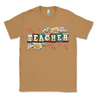 Toasted Coconut daisy teacher Classic Tee - AdoDesignShop