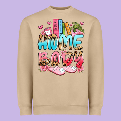 Homebody Heavyweight Sweatshirt Designed By Jahusdesignshop