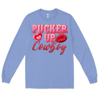 Pucker Up Cowboy Long Sleeve Tee | Teevron