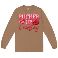 Toasted Coconut pucker up cowboy Long Sleeve Tee - AdoDesignShop