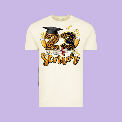 23 Senıor Wıth Champagne Vintage Tee Designed By Adodesignshop