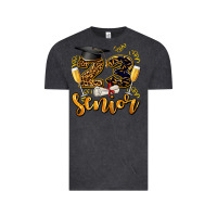 Vintage Black 23 senıor wıth champagne Vintage Tee - AdoDesignShop