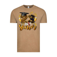 Vintage Coffee 23 senıor wıth champagne Vintage Tee - AdoDesignShop