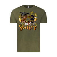 Vintage Olive 23 senıor wıth champagne Vintage Tee - AdoDesignShop
