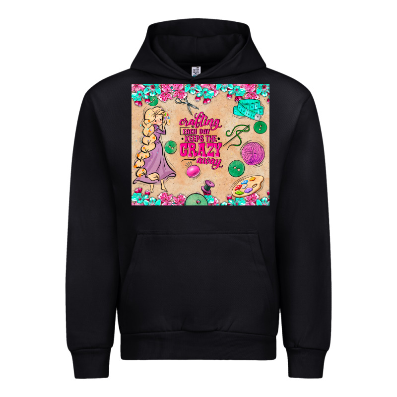 Sewing Crafting Each Day Keeps The Crazy Away Urban Hoodie by TumblerDesignByShophia | Teevron
